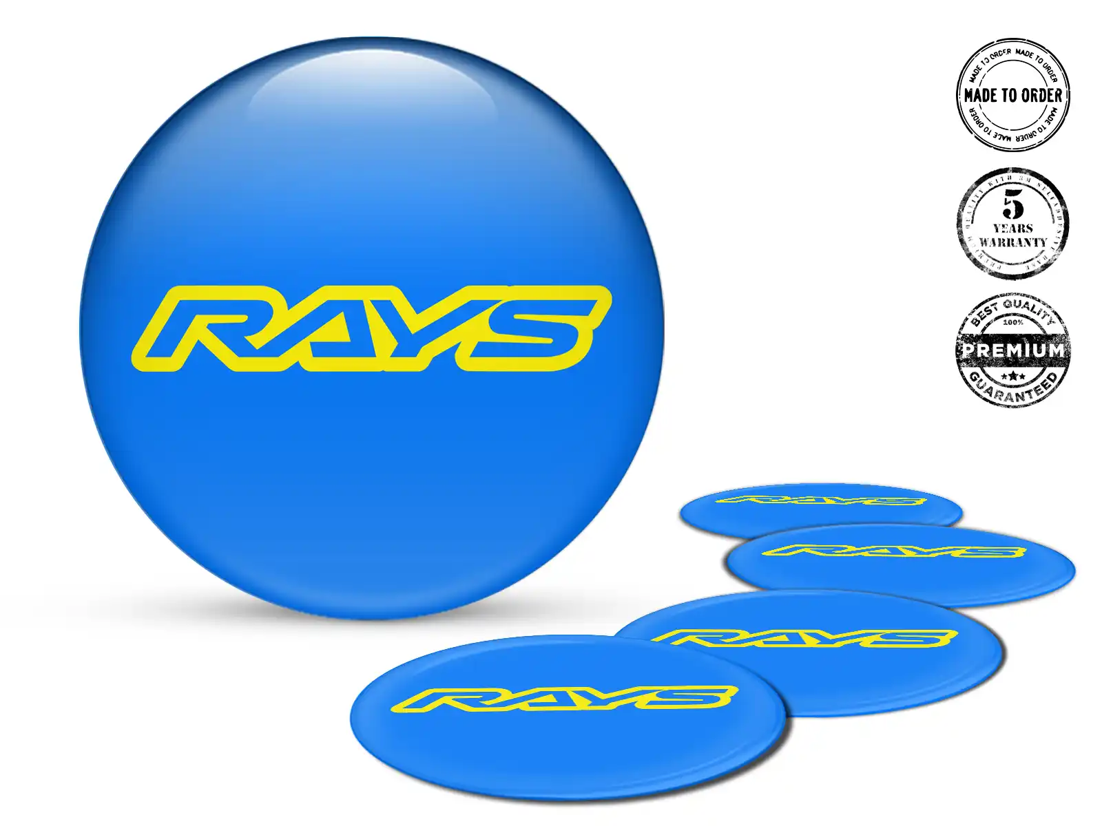 Rays Radfelgendekoration Premium Gewölbte Ausgabe